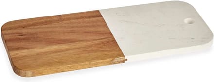 Snijplank Bruin Wit Acacia Marmer (18 x 1,5 x 38 cm)
