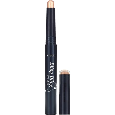 ETUDE, Bling Bling Eye Stick, 08 Ivory Baby Star, 1.4 g black