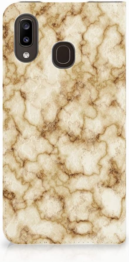 Samsung Galaxy A30 Standcase Marmer Goud