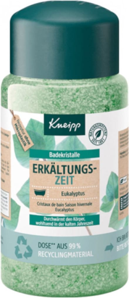 Kneipp Badzout Erkältungszeit - Eucalyptus - 600 gram - Eucalyptusbadzout - Essentiële eucalyptusolie