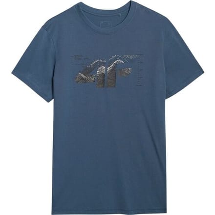 4F T-shirt Heren - Groen - Katoen - Maat S