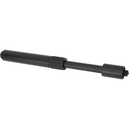 Extension de queue de billard 24cm à 34cm Aluminium Télescopique Bâton d'extension de queue de billard avec Caoutchouc gray