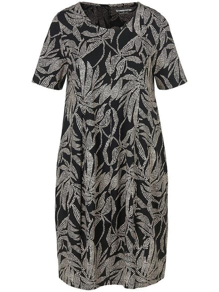 Jersey jurk Oda 100% katoen Van Green Cotton zwart