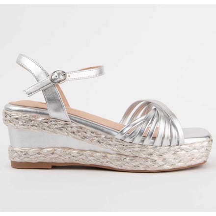 Sandalia De Cuña Para Mujer. Montevita Salia4 102969 38 zilver