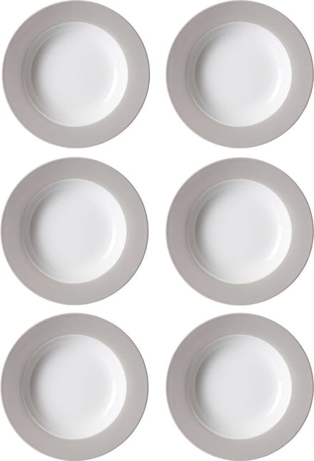 Suppenteller Doppio ø 22 cm Set van 6