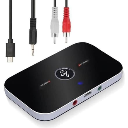 TH Bluetooth Zender Ontvanger | Musou Bluetooth 4.0 Zender - Ontvanger Audio Adapter | Bluetooth Draadloos 2-in-1 TV, MP3