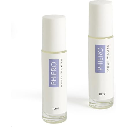 PHIERO NIGHT WOMAN, parfums aux phéromones pour femme 2 boxes
