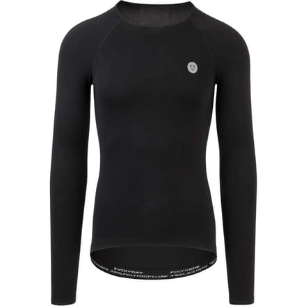 AGU Base Layer LS - Ondershirt - Thermo shirt - Unisex - S/M - Zwart - Naadloos - Ademend - Sneldrogend - Polygiene techniek