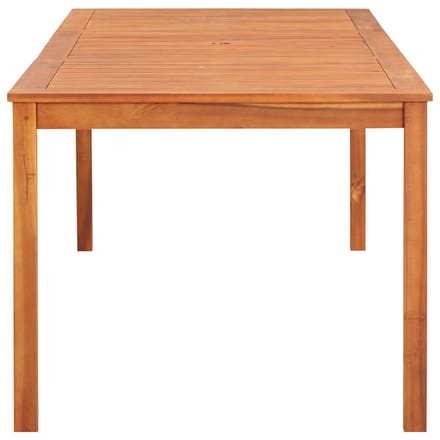 vidaXL - Tuintafel - 215x90x74 - cm - massief - acaciahout