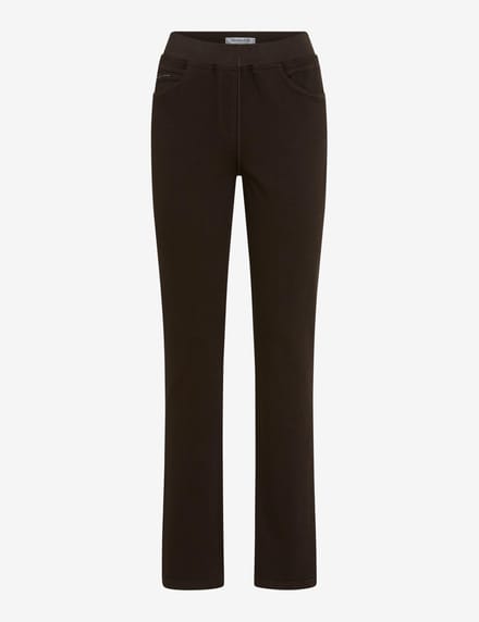 Raphaela by Brax Dames Jeans  Style PAMINA DARK CHOCOLATE, denim donkerbruin, maat 48