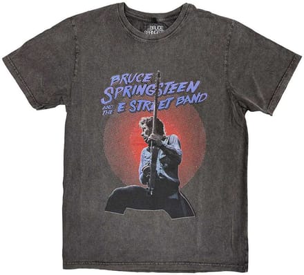 Bruce Springsteen - Live Photo Heren Tshirt - L - Grijs