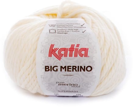 Katia Big Merino - 03 ecru - Wol/Acryl Garen