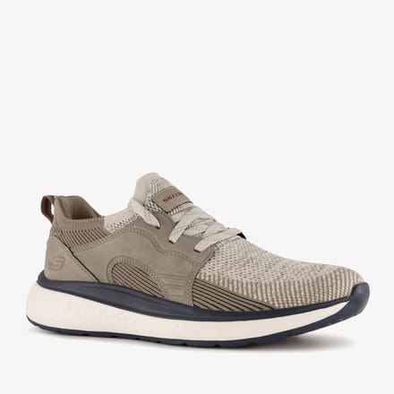 Skechers Lancer � Dalton heren sneakers taupe - Beige - Extra comfort - Memory Foam