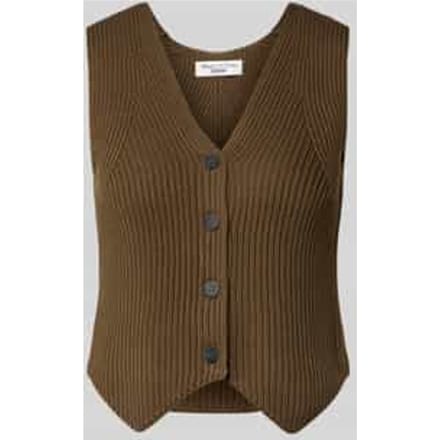 shaped fit bodywarmer van puur katoen