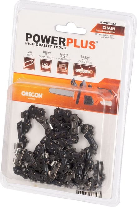 Powerplus - Dual power garden - POWDPG7052 - Ketting - 12" 300mm 45t oregon
