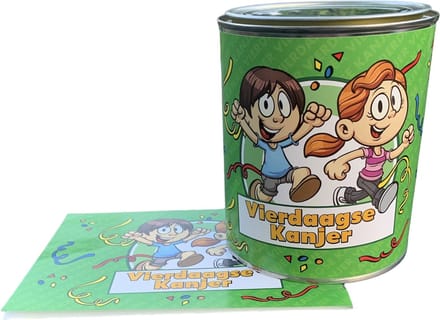 Snoepblik - Vierdaagse Kanjer - Drop - Cadeauverpakking