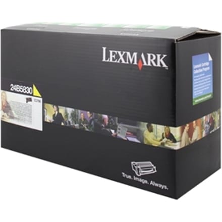 Lexmark 24B5830 toner cartridge geel (origineel)