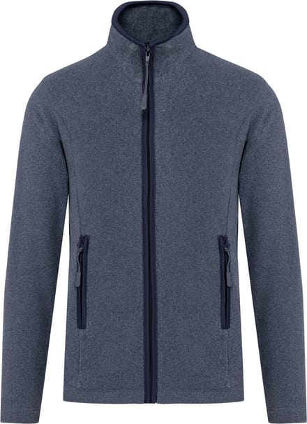 Kariban Microfleece met rits dames K907 - French Navy Heather - M