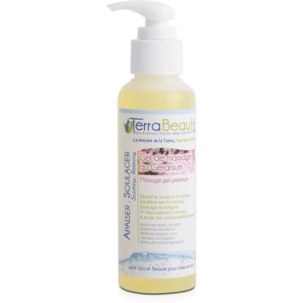 Gel voor massage met geranium Terra Beauté