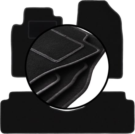 Complete set veloursmatten voor: Toyota Camry V sedan (1996-2001)
