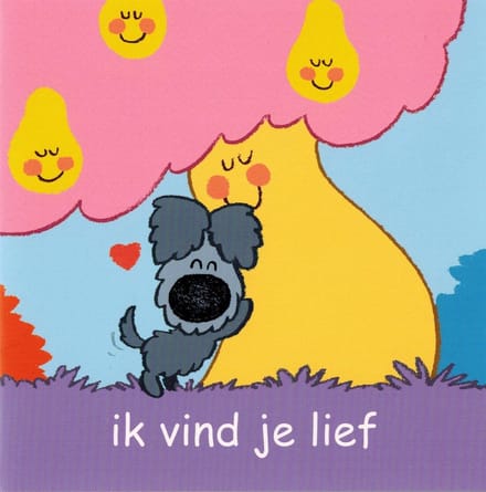 Wenskaart Woezel en Pip: ik vind je lief (WP826)