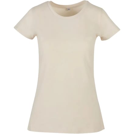Build your Brand Ladies´ Basic Tee BYBB012 - Sand - S