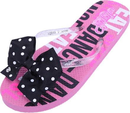 Roze flip-flops met strik Jojo Siwa