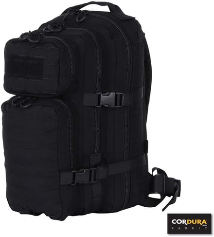101inc Lasercut 1-day assault rugzak Cordura zwart