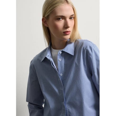 Klassieke pasvorm 100% katoen blouse dames Stefanel