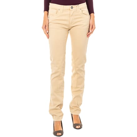 Stretch elastische broek met dun gesneden zomen LWT010 vrouw