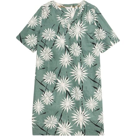 White Stuff June Linen Shift Dre Green Printed Taglia: 8 | Abiti Mini Outlet | Donna | Bianco