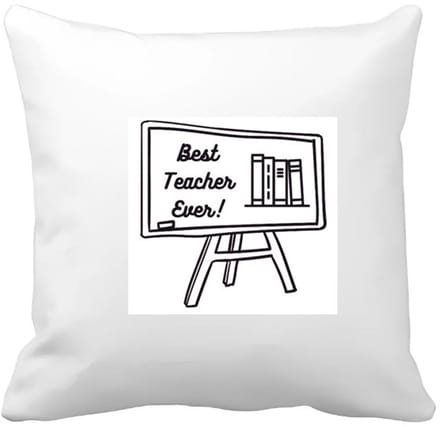 Akyol - best teacher ever Kussen hoes - Juf - meester - juf en meester - 40 bij 40 cm