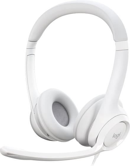 Logitech H390 - Computer Headset - USB A - Ruisonderdrukkend - Off White