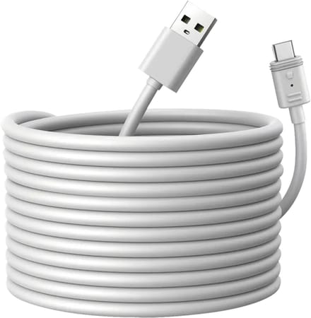 Eufy T8714 USB-kabel 4,5 m USB A USB C Wit