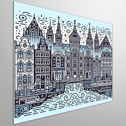 Kunstprint | Wanddecoratie | Dibond | 80 × 80 cm