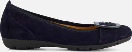Gabor Instappers blauw Suede - Dames - Maat 38.5