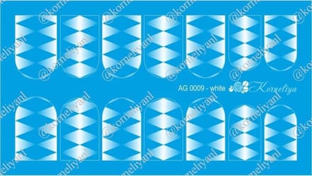Korneliya Airbrush Waterdecal AG 0009 White