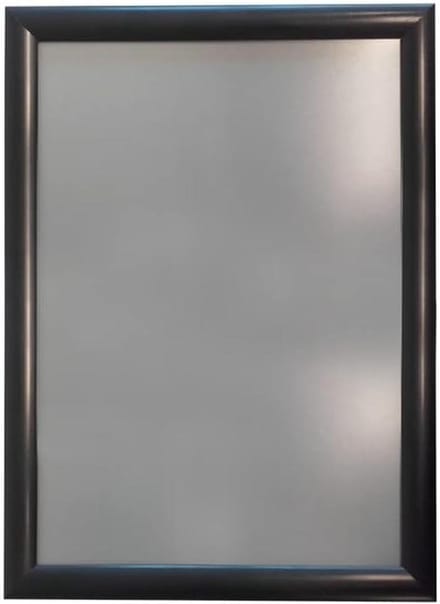 Zwart Aluminium Wissellijst Kliksysteem - Formaat 42x29 cm