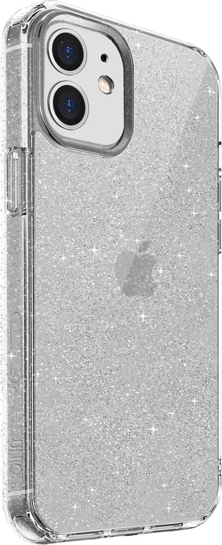 Uniq - iPhone 12/12 Pro, hoesje lifepro tinsel, transparant