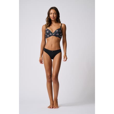 Ted Baker Yelena 3pk Print And Plain Brief Egret/jet Black/black Flora Größe: XL | Unterhosen Outlet | Damen | Schwarz