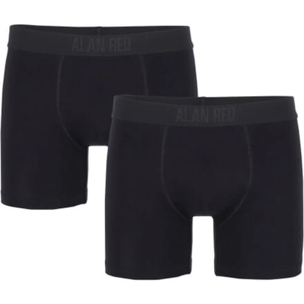 ALAN RED boxershorts Bomber bamboo (2-pack) - zwart