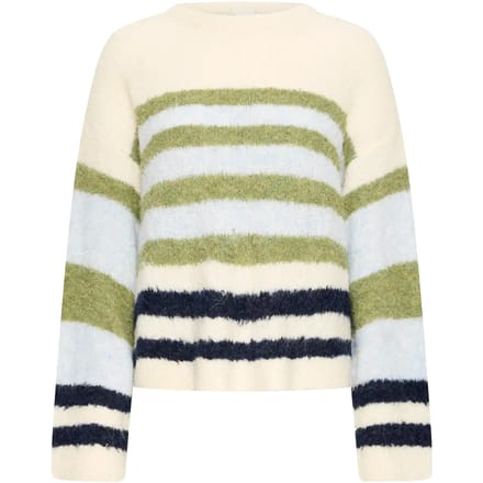 Gebreide pullover met ronde hals model 'BOSELE'