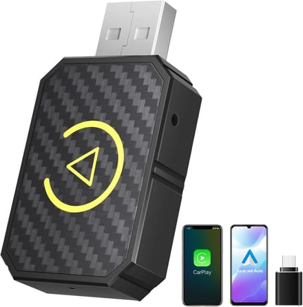 Draadloze Android Auto en CarPlay Adapter - Plug and Play Carkit