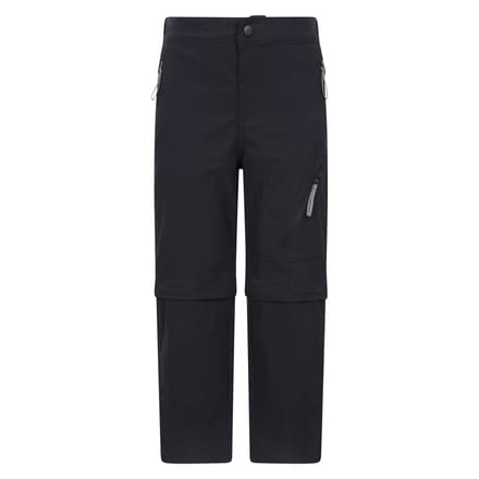 Mountain Warehouse Boswaterbestendige afritsbroek voor kinderen/kinderen (Zwart)