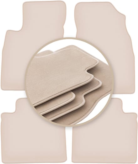 PREMIUM beige vloermatten voor: Kia Opirus sedan 2002-2011