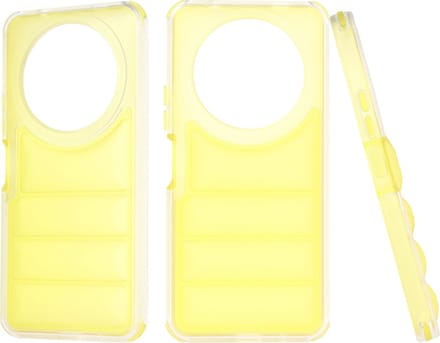 Hoesje geschikt voor Xiaomi Redmi A3/A3x - Techsuit Wave Shield Shockproof Hard Case Back Cover - Geel