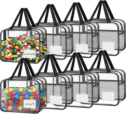 Opbergzakken voor speelgoed - set van 8 stuks, handig en praktisch