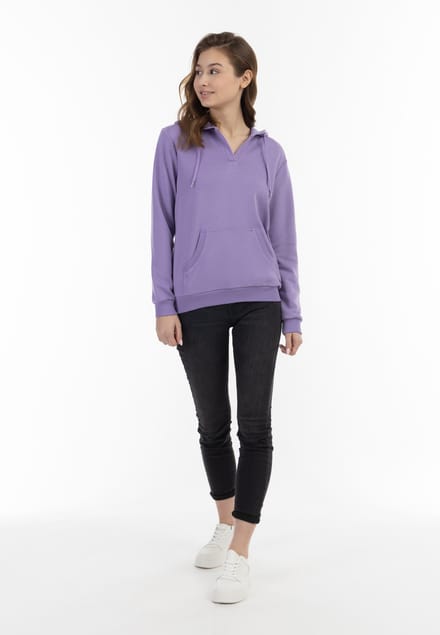 Mymo Hoodie Dames lila