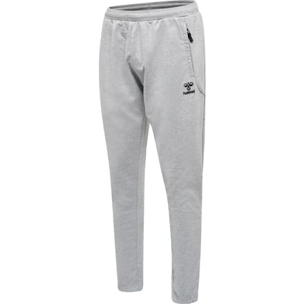 Hummel Hose Hmlmove Grid Cotton Pants Grey Melange-S