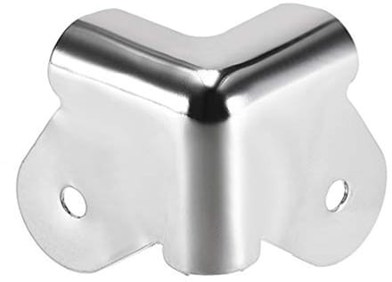 Speaker Hoekbeschermers - Kastrand Bescherming - Apparatuur Beveiligen - Set van 4 stuks - 40 gram - Zilver
